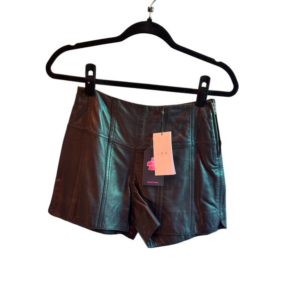 IRO Pants - Leather Shorts Euro 32 / 0 NWT